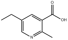 5-Ethyl-2-methyl-nicotinicacid Struktur