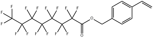 4-VINYLBENZYL PERFLUOROOCTANOATE Structure