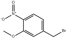 4-(BROMOMETHYL)-2-METHOXY-1-NITROBENZENE 結(jié)構(gòu)式