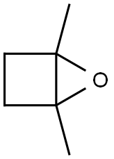 1,4-Dimethyl-5-oxabicyclo[2.1.0]pentane Struktur