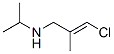 (E)-3-Chloro-N-isopropyl-2-methyl-2-propen-1-amine Struktur