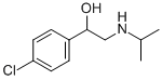 1-(4-CHLORO-PHENYL)-2-ISOPROPYLAMINO-ETHANOL Struktur