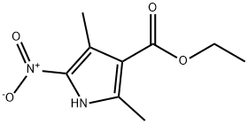 ETHYL 2,4-DIMETHYL-5-NITRO-1H-PYRROLE-3-CARBOXYLATE Structure