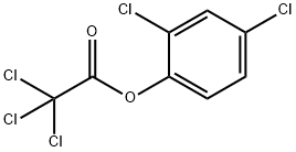 2,4-Dichlorophenol trichloroacetate Struktur