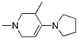 Pyridine, 1,2,3,6-tetrahydro-1,3-dimethyl-4-(1-pyrrolidinyl)- Struktur