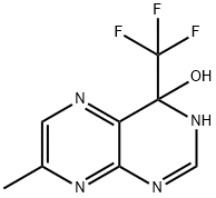 3,4-Dihydro-7-methyl-4-(trifluoromethyl)-4-pteridinol Struktur