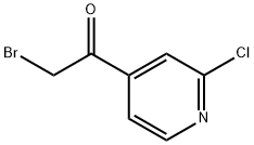 1-(2-氯吡啶基)-2-溴乙酮 結(jié)構(gòu)式
