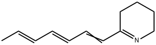2-[(1E,3E,5E)-Hepta-1,3,5-trienyl]-3,4,5,6-tetrahydropyridine Struktur