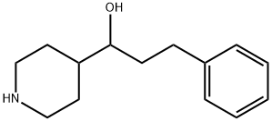 3-苯基-1-(哌啶-4-基)丙-1-醇 結(jié)構(gòu)式