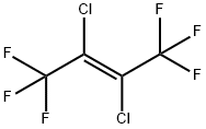 (E)-2,3-Dichloro-1,1,1,4,4,4-hexafluoro-2-butene Struktur