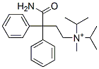 (3-carbamoyl-3,3-diphenyl-propyl)-methyl-dipropan-2-yl-azanium Struktur