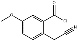 m-Anisoyl chloride, 6-(cyanomethyl)- (8CI) Struktur
