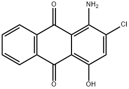 1-氨基-2-氯-4-羥基-9,10-蒽二酮 結(jié)構(gòu)式