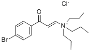 [3-(4-BROMOPHENYL)-3-OXOPROP-1-ENYL](TRIPROPYL)AMMONIUM CHLORIDE Struktur