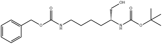 2-N-BOC-6-N-CBZ-D-LYSINOL Struktur