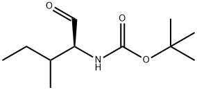 Carbamic acid, [(1S)-1-formyl-2-methylbutyl]-, 1,1-dimethylethyl ester (9CI) Struktur