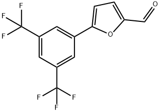 5-[3,5-BIS(TRIFLUOROMETHYL)PHENYL]-2-FURALDEHYDE Struktur