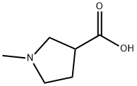 1-METHYLPYRROLIDINE-3-CARBOXYLIC ACID Struktur