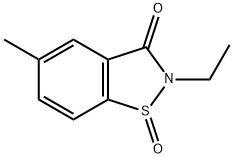 1,2-Benzisothiazol-3(2H)-one,2-ethyl-5-methyl-,1-oxide(9CI) Struktur