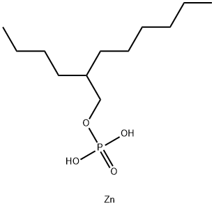 zinc 2-butyloctyl phosphate Struktur