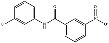4-chloro-N-(3-chlorophenyl)-3-nitrobenzamide Struktur