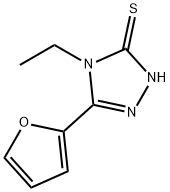 4-ETHYL-5-FURAN-2-YL-4H-[1,2,4]TRIAZOLE-3-THIOL Struktur