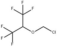 Chloromethyl-1,1,1,3,3,3-hexafluoroisopropyl ether Struktur