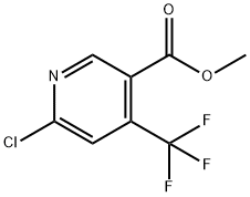 6-氯-4-三氟甲基煙酸甲酯 結(jié)構(gòu)式