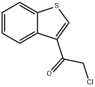 3-CHLOROACETYLBENZO-B-THIOPHENE*CRYSTALLINE Struktur