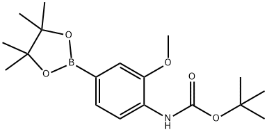 4-(叔丁氧羰氨基)-3-甲氧基苯硼酸頻那醇酯