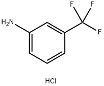 3-(三氟甲基)苯胺鹽酸鹽 結(jié)構(gòu)式