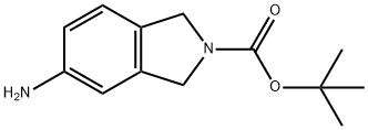 5-氨基異吲哚-2-甲酸叔丁酯 結(jié)構(gòu)式