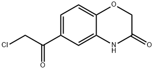 6-(2-氯乙?；?-2H-苯并[B][1,4]噁唑-3(4H)-酮 結(jié)構(gòu)式
