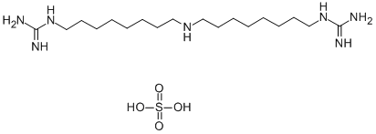 Guanoctine sesquisulphate Struktur