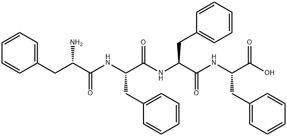 PHE-PHE-PHE-PHE ACETATE SALT Structure