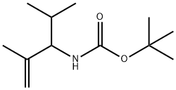 Carbamic acid, [2-methyl-1-(1-methylethyl)-2-propenyl]-, 1,1-dimethylethyl Struktur