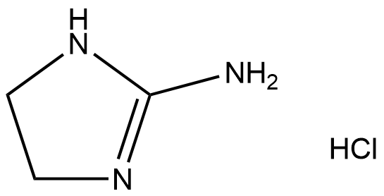 Ethylene Guanidine Hydrochloride Struktur