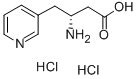 (R)-3-氨基-4-(3-吡啶基)丁酸二鹽酸鹽 結(jié)構(gòu)式