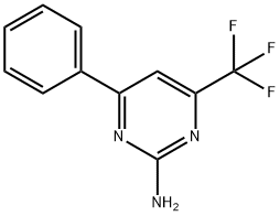 2-氨基-4-苯基-6-三氟甲基嘧啶 結(jié)構(gòu)式