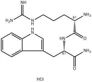 H-ARG-TRP-NH2 · 2 HCL 結(jié)構(gòu)式