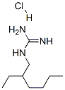 (2-ethylhexyl)guanidine monohydrochloride Struktur