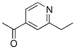 Ethanone, 1-(2-ethyl-4-pyridinyl)- (9CI) Struktur