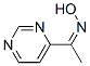 Ethanone, 1-(4-pyrimidinyl)-, oxime (9CI) Struktur