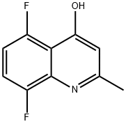 5,8-二氟-4-羥基-2-甲基-喹啉, 288151-26-8, 結(jié)構(gòu)式