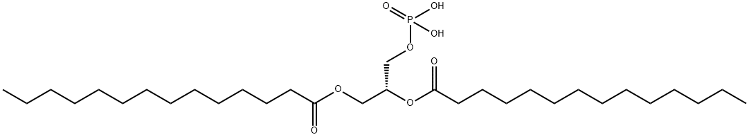 1 2-DIMYRISTOYL-SN-GLYCERO-3-PHOSPHATE Struktur