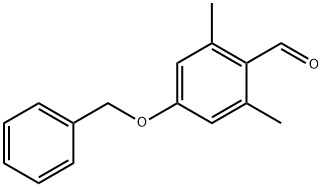 4-benzyloxy-2，6-dimethyl benzaldehyde Struktur