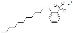lithium dodecylbenzenesulphonate Struktur