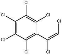 (E)-ALPHA,BETA,2,3,4,5,6-HEPTACHLORO STYRENE Struktur
