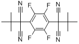 ALPHA,ALPHA'-DI-TERT-BUTYL-ALPHA,ALPHA'-DICYANO-2,3,5,6-TETRAFLUORO-1,4-BENZENEDIACETONITRILE Structure