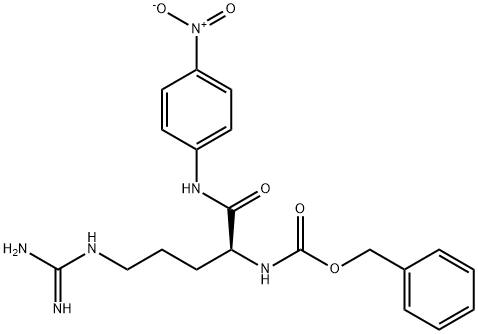 N(alpha)-carbobenzoxyarginine-4-nitroanilide Struktur